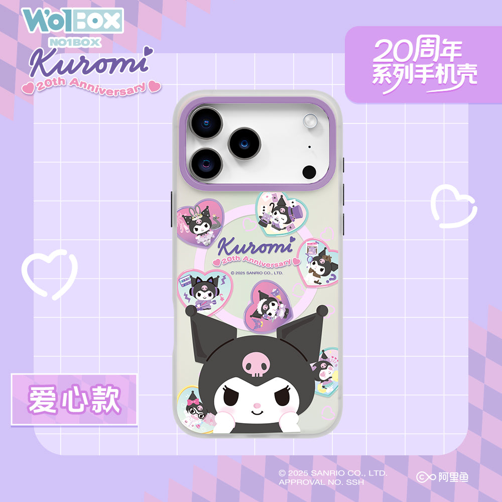 Kuromiスマホケース付き Sanrio Kuromi's 20th Anniversary MagSafe All-inclusive Shockproof