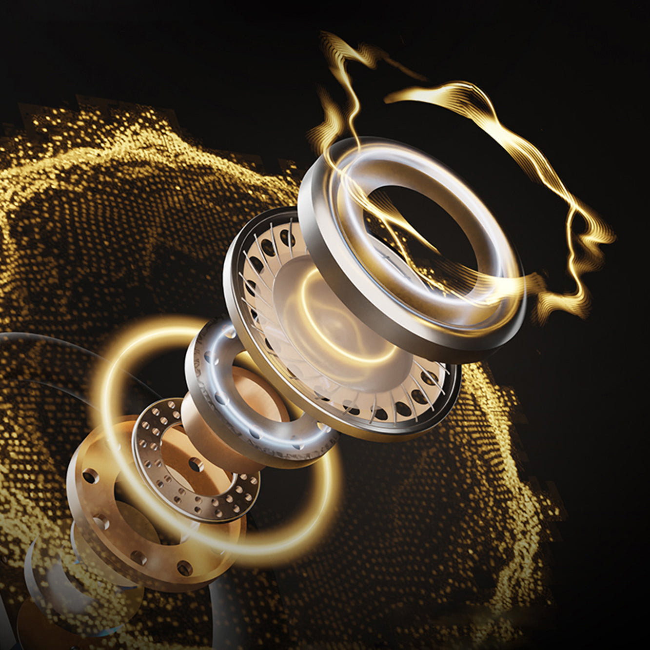 Lamborghini Bluetooth 6.0 True Wireless Earphones OWS Open Ear Earbuds - Sián Roadster D1