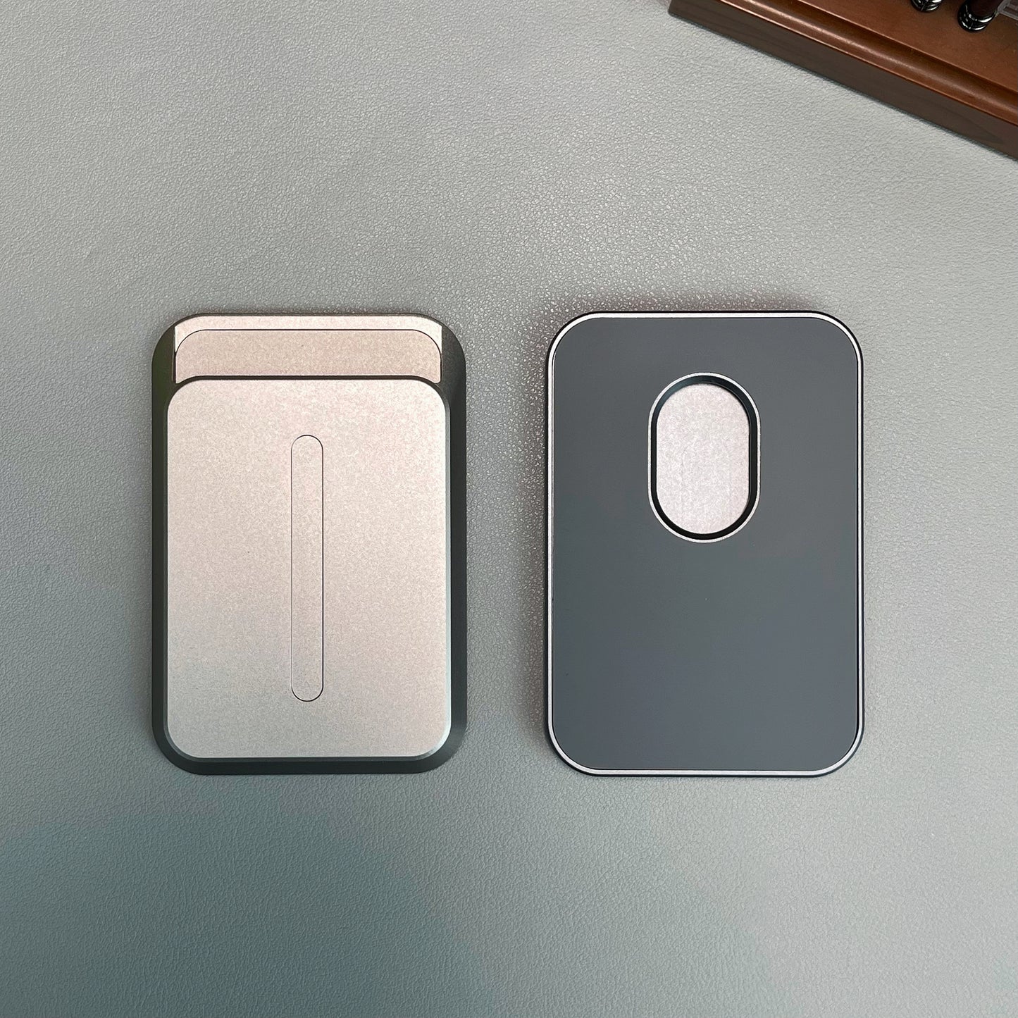 Armor King MagSafe Aluminum Alloy Phone Wallet Magnetic Card Holder