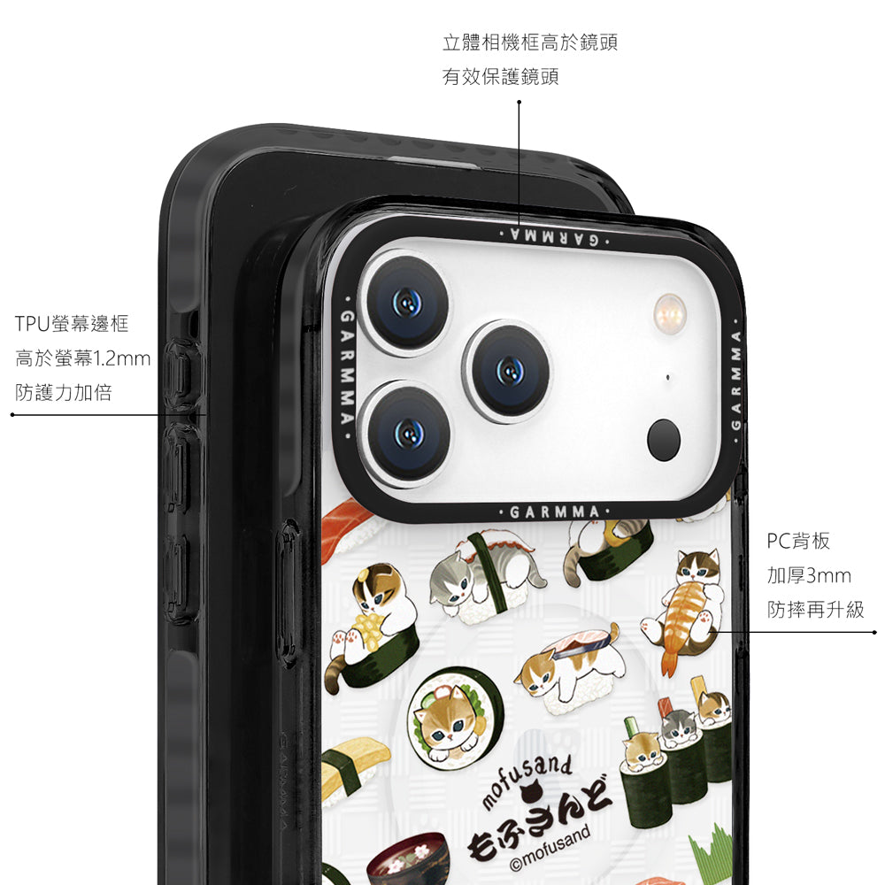 GARMMA mofusand Companionship MagSafe Premium Military Grade Drop Tested Impact Case Cover