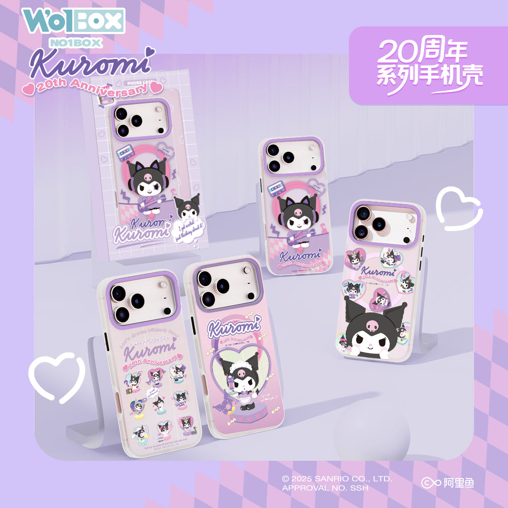 Sanrio Kuromi's 20th Anniversary MagSafe All-inclusive Shockproof IMD Protective Case Cover
