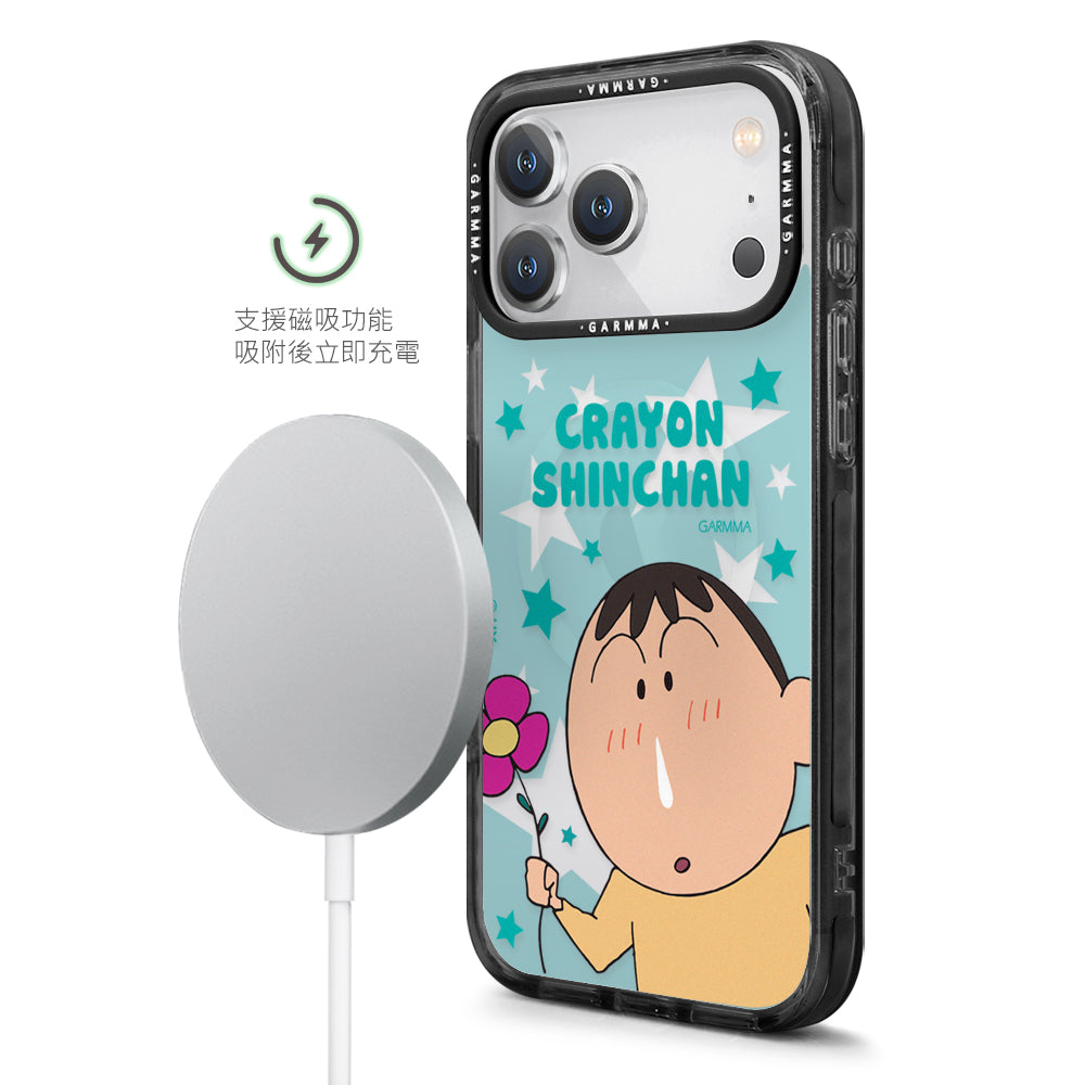 GARMMA Crayon Shin-chan Hello MagSafe Premium Military Grade Drop Tested Impact Case Cover