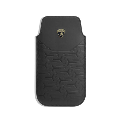 Lamborghini Genuine Leather Mobile Phone Pouch - Temerario D2