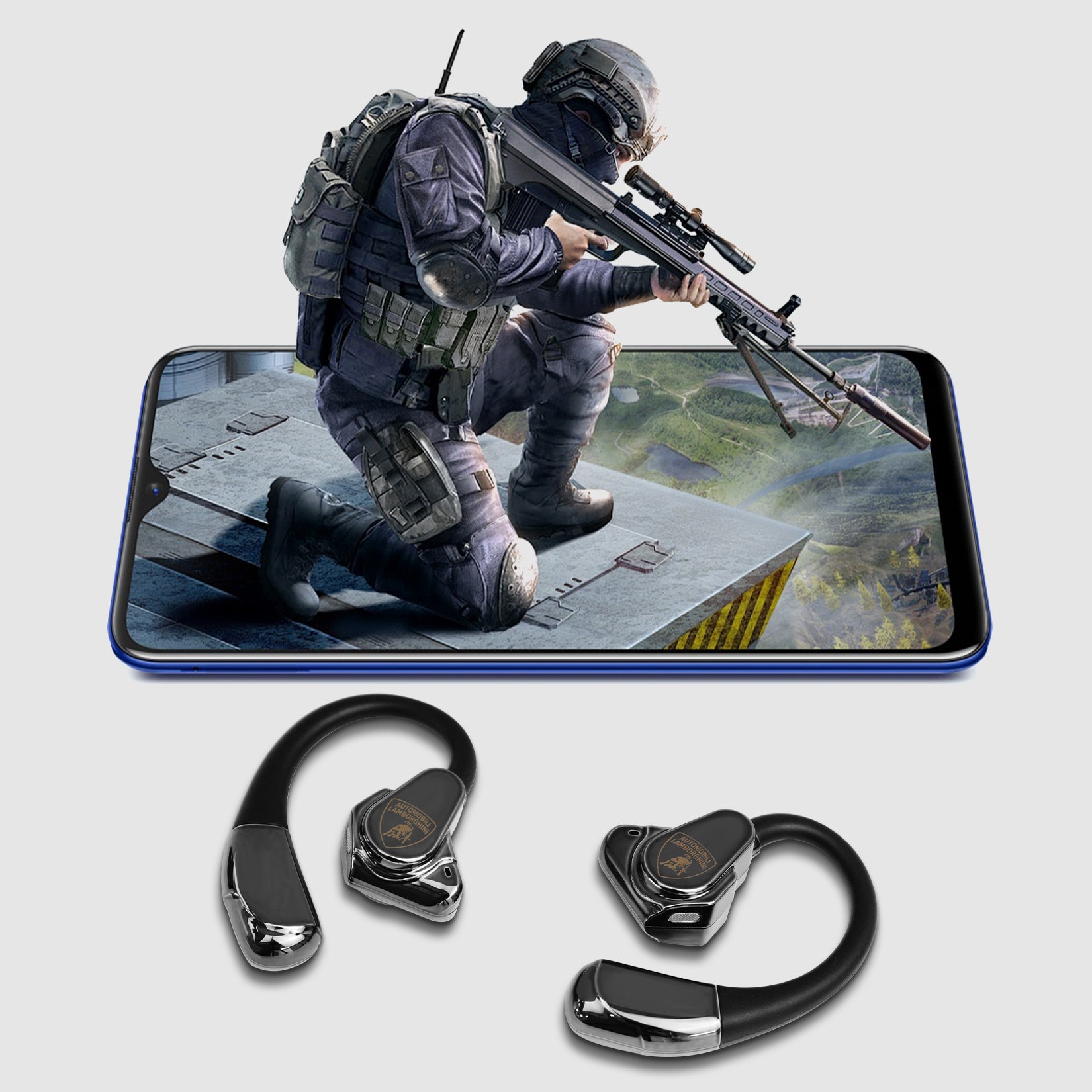 Lamborghini Bluetooth 6.0 True Wireless Earphones OWS Open Ear