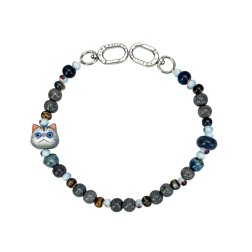 Nimmy Big Eyes Cute Pets 3D Ceramic Bracelet Phone Lanyard – Armor