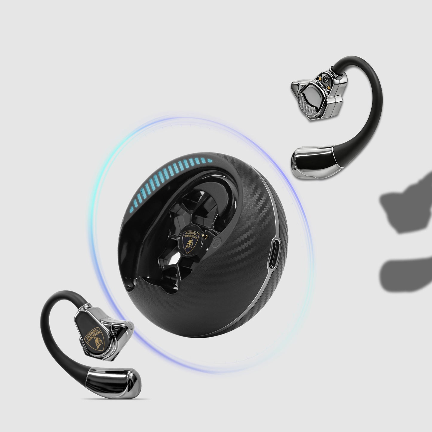 Lamborghini Bluetooth 6.0 True Wireless Earphones OWS Open Ear Earbuds - Sián Roadster D1