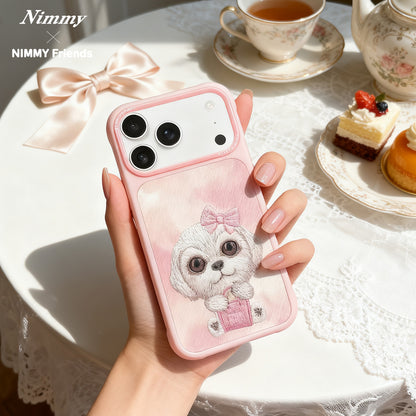 Nimmy Big Eyed Pets Cute 3D Embroidery Case Cover