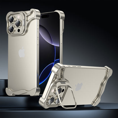 Armor King Wing Skeleton Lens Stand Frameless Anti-fall Metal Case Cover