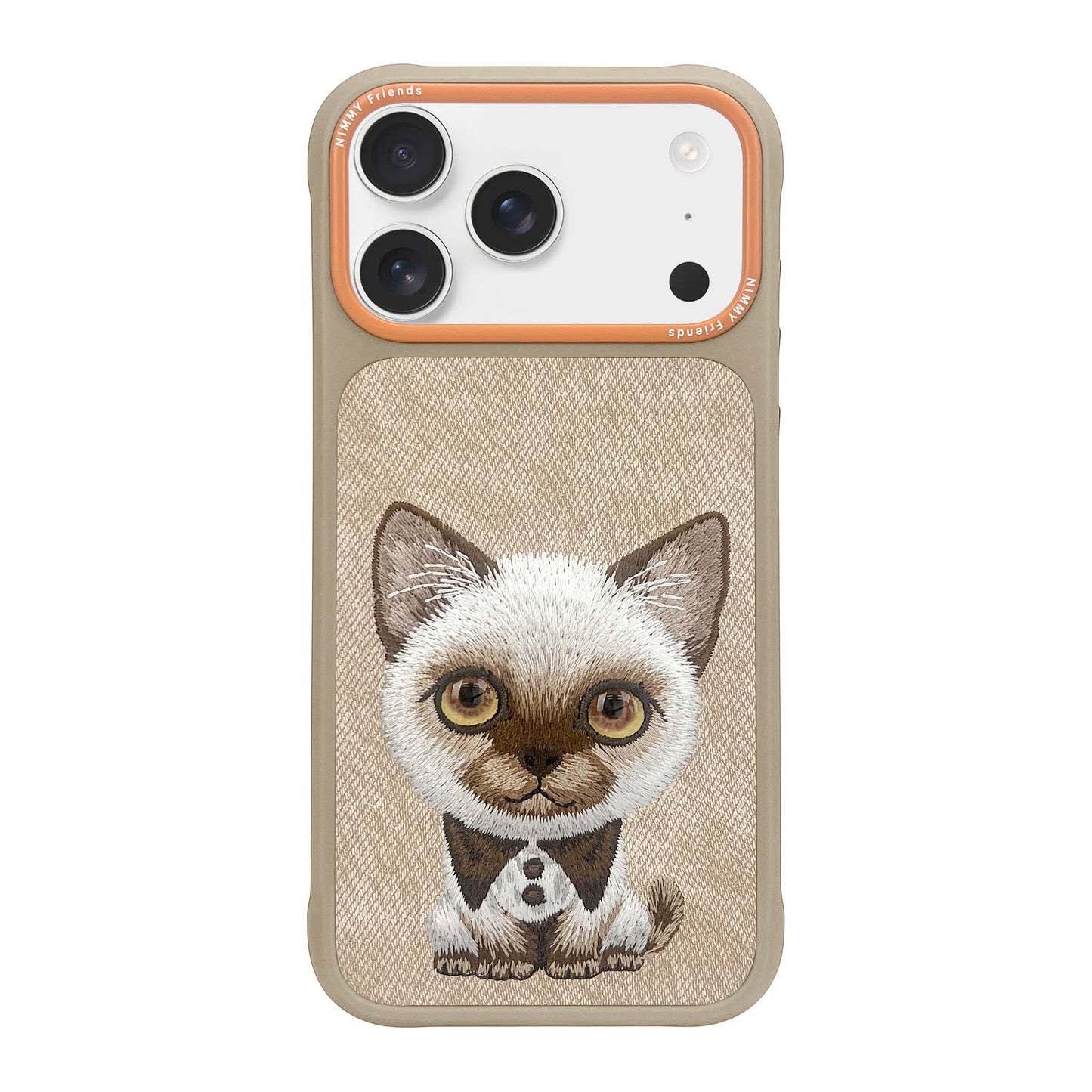 Nimmy Big Eyed Pets Cute 3D Embroidery Case Cover