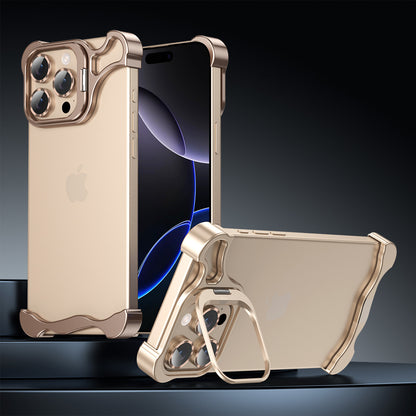 Armor King Wing Skeleton Lens Stand Frameless Anti-fall Metal Case Cover