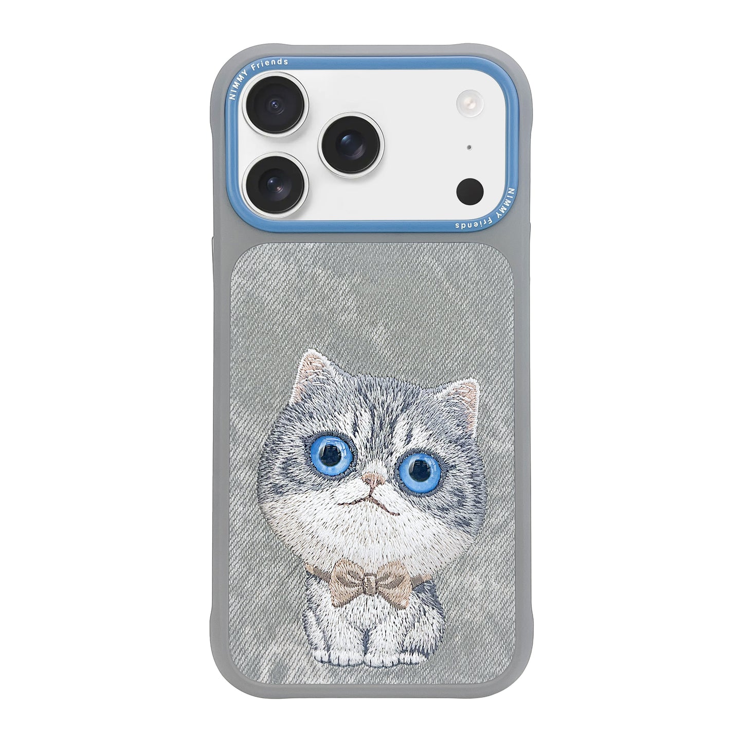 Nimmy Big Eyed Pets Cute 3D Embroidery Case Cover