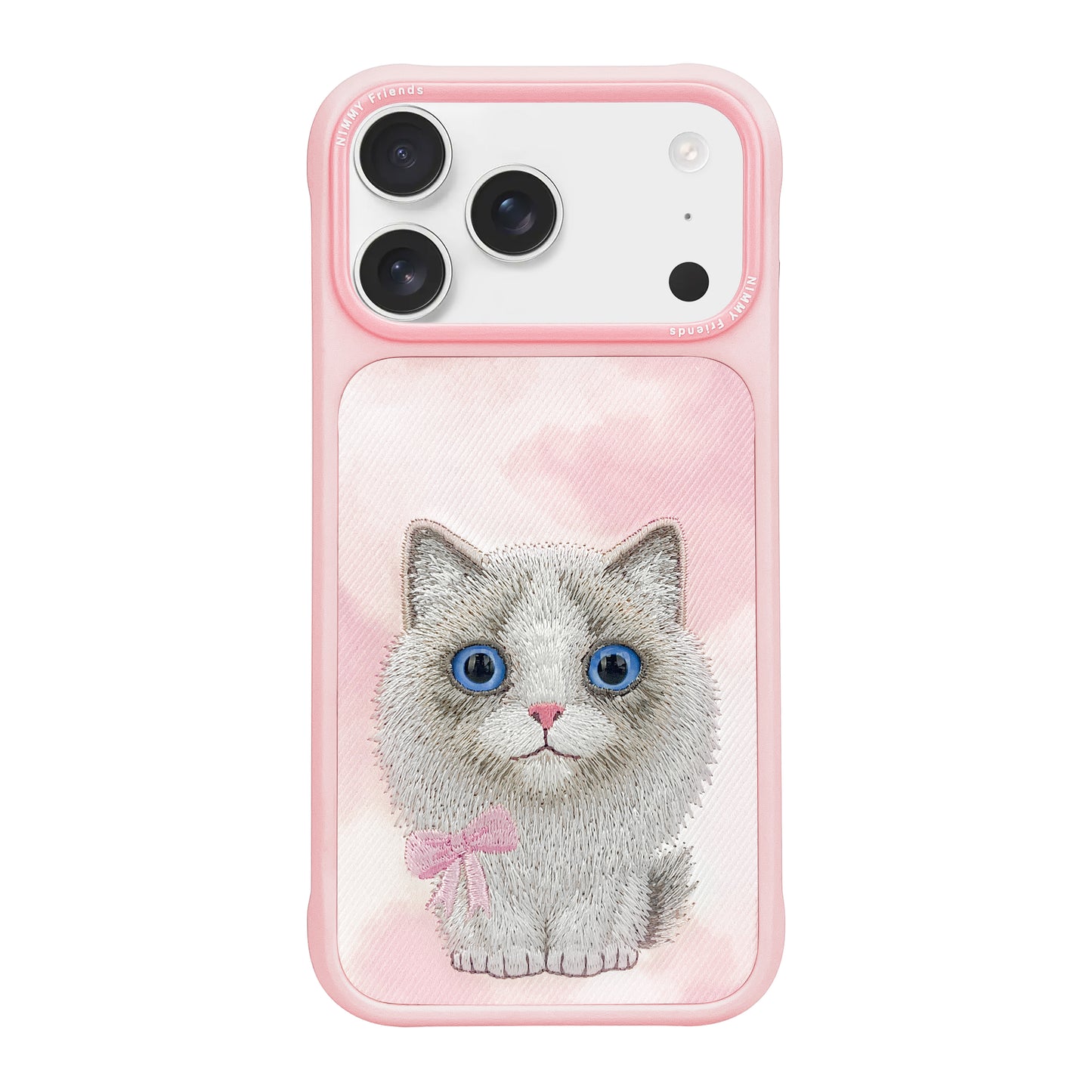 Nimmy Big Eyed Pets Cute 3D Embroidery Case Cover