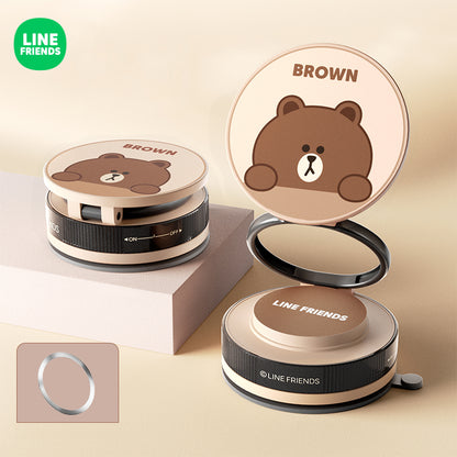Line Friends Vacuum Suction Magnetic Folding Mount Phone Holder Navigation Bracket