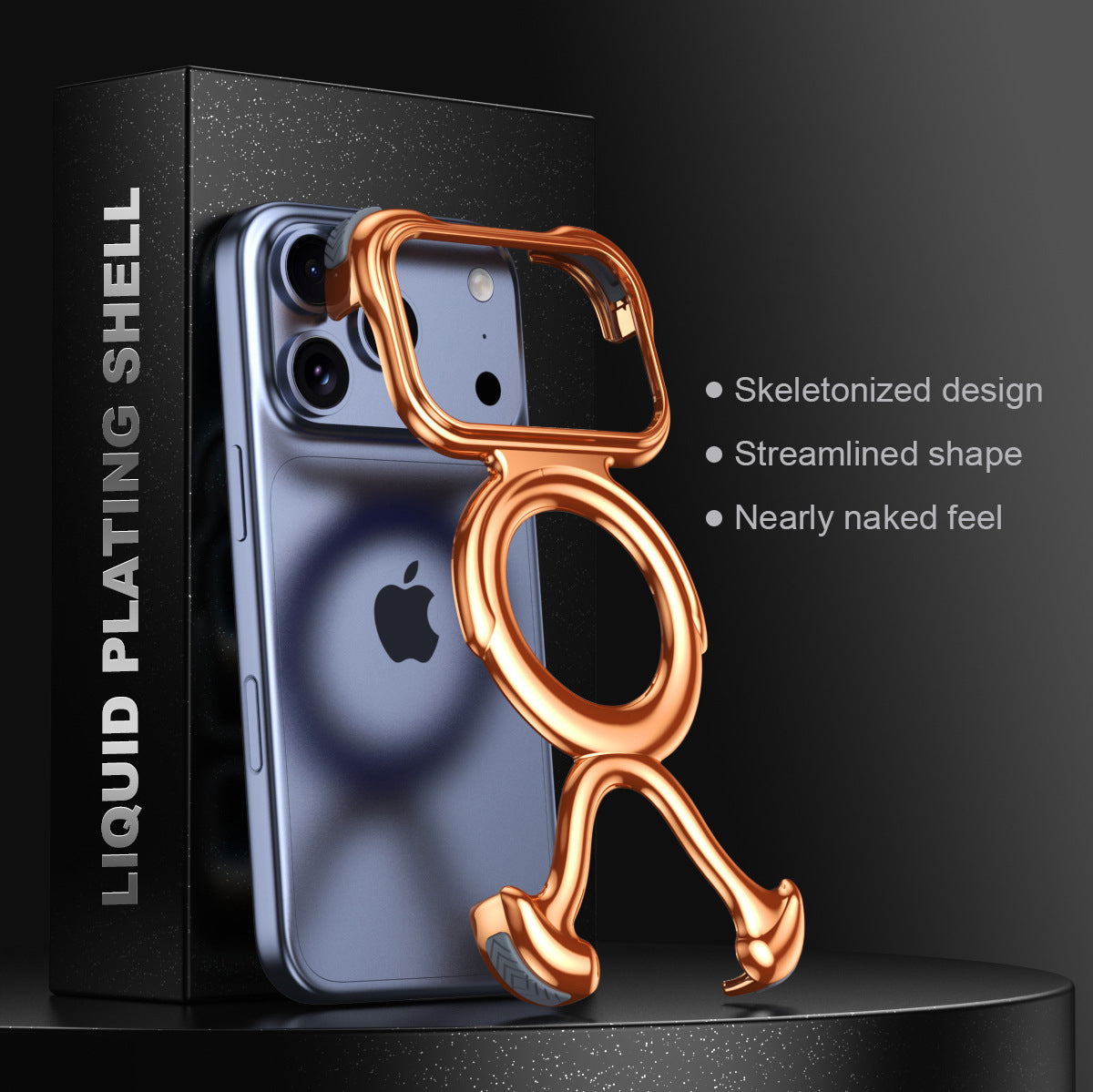 Armor King Chivalry MagSafe Air Cushion Liquid Metal Case Cover