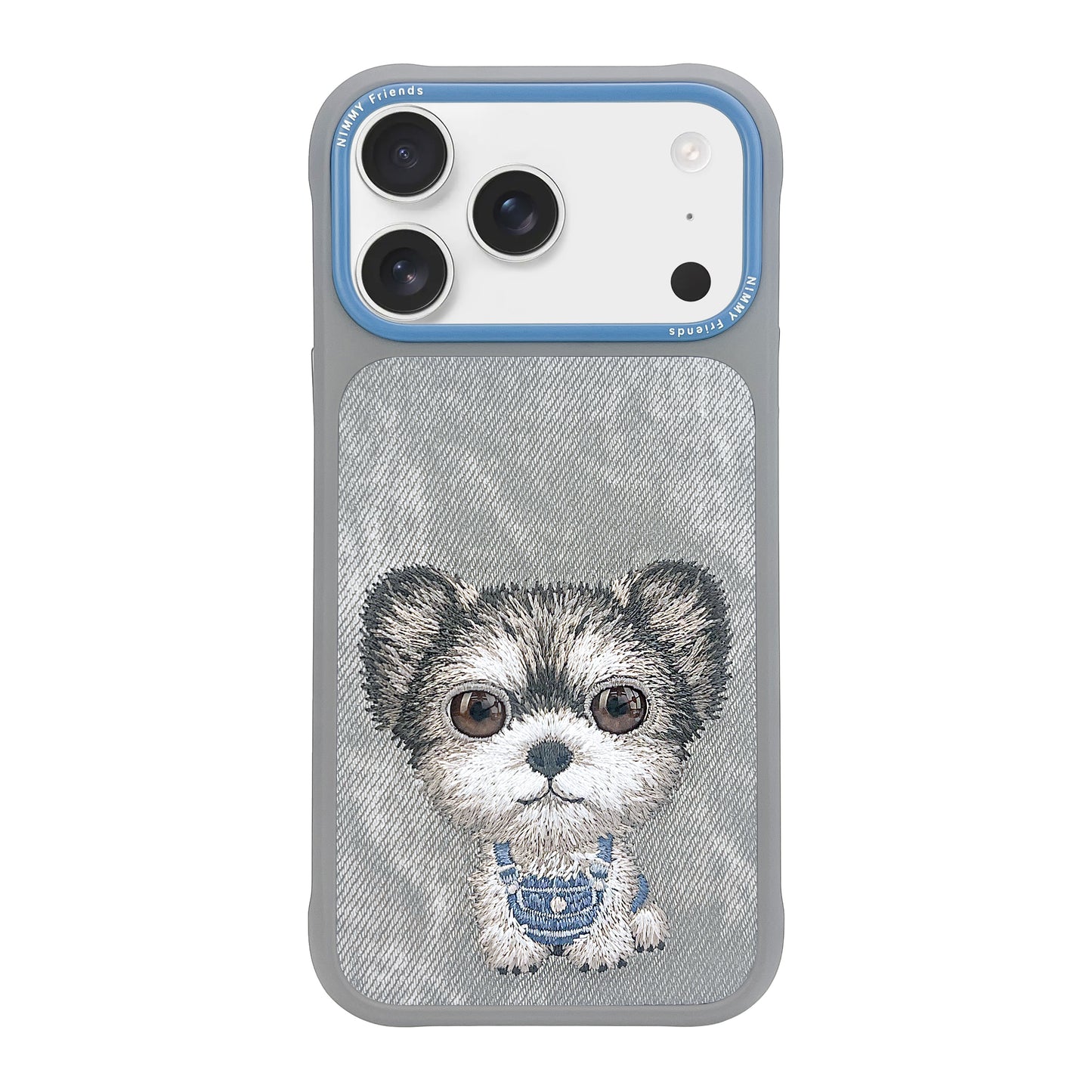 Nimmy Big Eyed Pets Cute 3D Embroidery Case Cover
