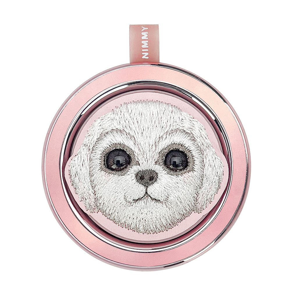 Nimmy Big Eyes Cute Pets 3D Embroidery Magnetic Bracket Phone Holder