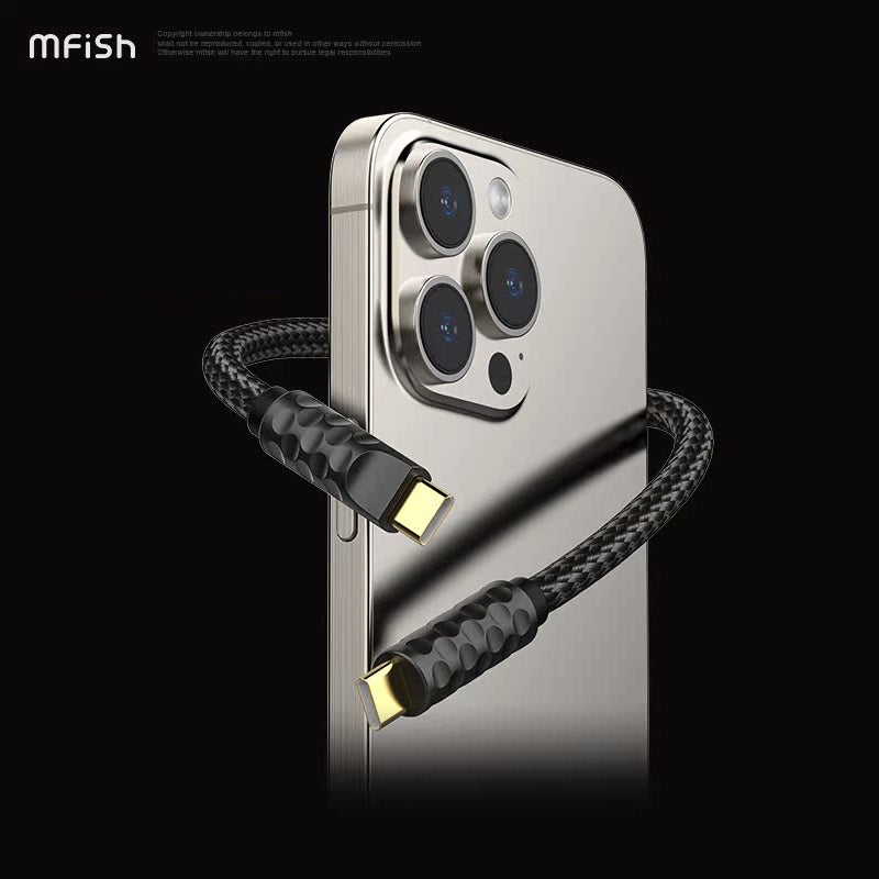 MfiSh Power Viper 240W 40Gbps USB4 Thunderbolt Type-C Data Cable Charging Line