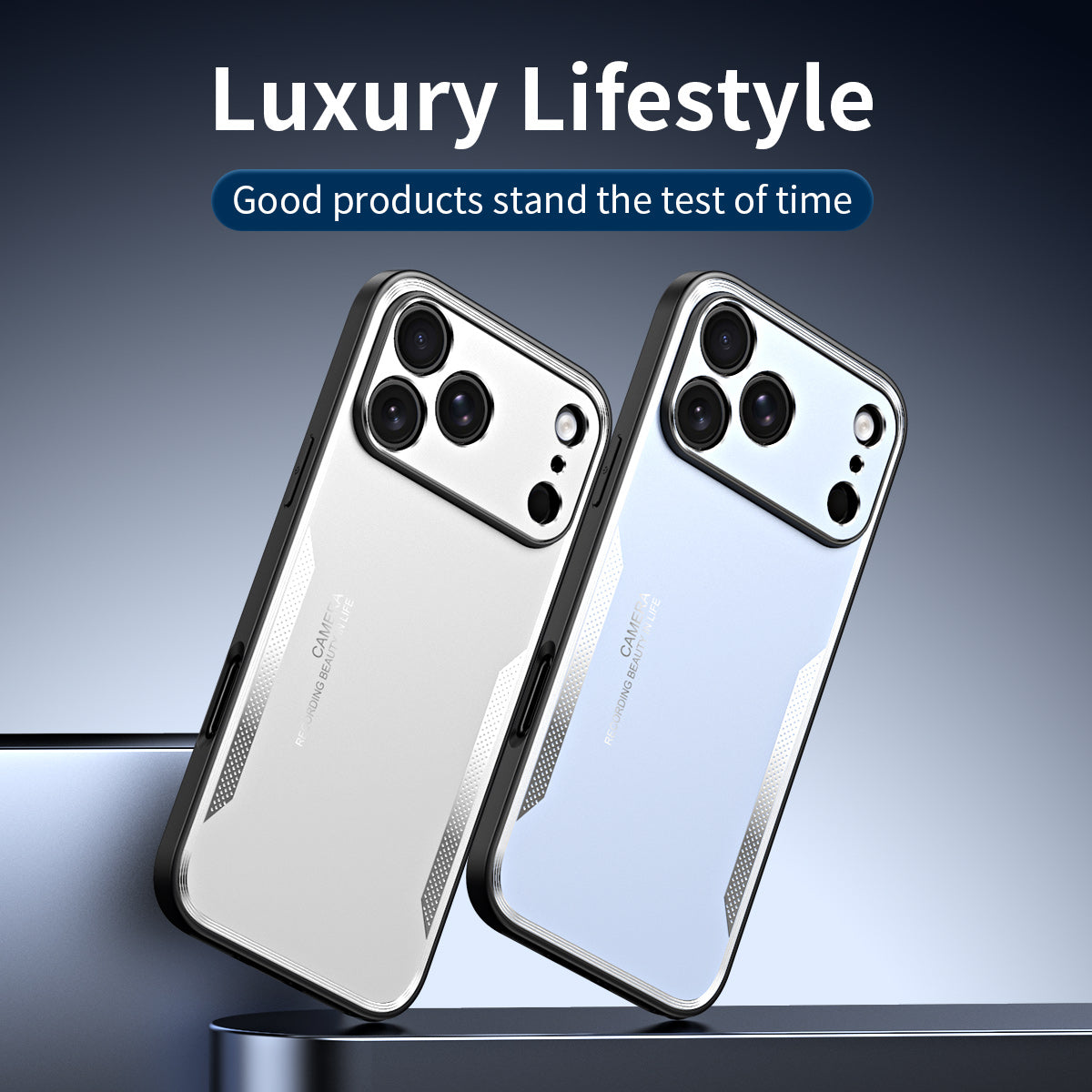 Armor King Fengshang TPU Frame Alloy Lens Protector Metal Backplate Case Cover