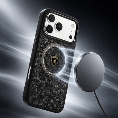 Lamborghini MagSafe 360° Stand Forged Carbon Fiber Phone Case