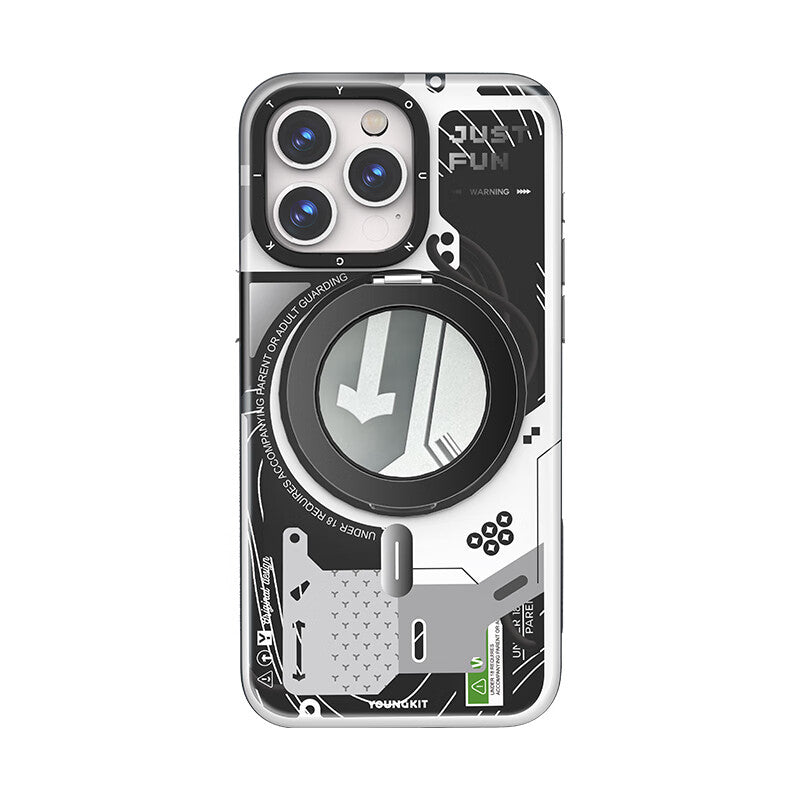 YOUNGKIT Starship MagSafe 360° Pivot Ring Stand Anti-Scratch Shockproof Case Cover