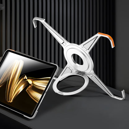 Amor King X 360° Magsafe Pivot Ring Stand True Air Shockproof Metal Alloy Case for Apple iPad