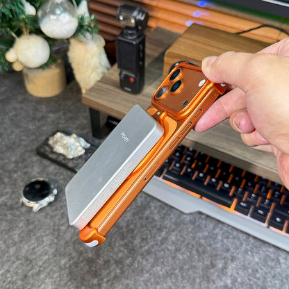 Armor King Trophy MagSafe Pivot Ring Stand Air Cushion Metal Case Cover