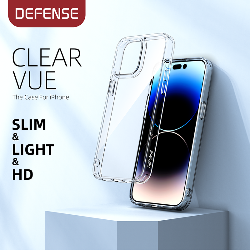X-Doria Defense ClearVue Translucent Crystal Clear Shock-Absorbing Back Case Cover