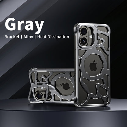 Armor King Auspicious Clouds MagSafe Metal Alloy Air Cushion Kickstand Case Cover