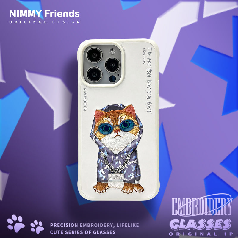 Nimmy Glasses Cool Embroidery Case Cover