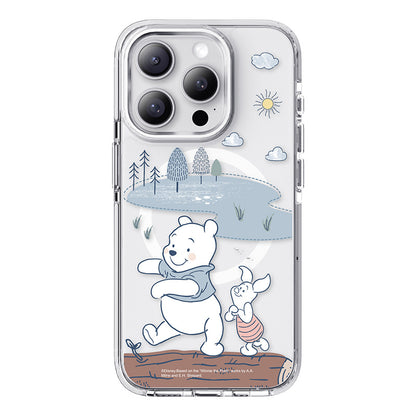Disney Winnie the Pooh MagSafe Shockproof Transparent Protective Cover Case