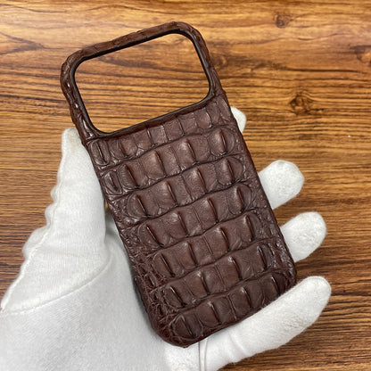 i-idea Handmade Luxury Crocodile Skin Genuine Leather Case Cover