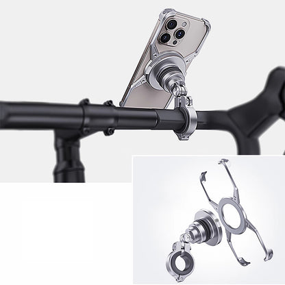 Armor King Magnetic iPhone Holder with Protective Case Bicycle Navigation Bracket Motorcycle Riding Mount