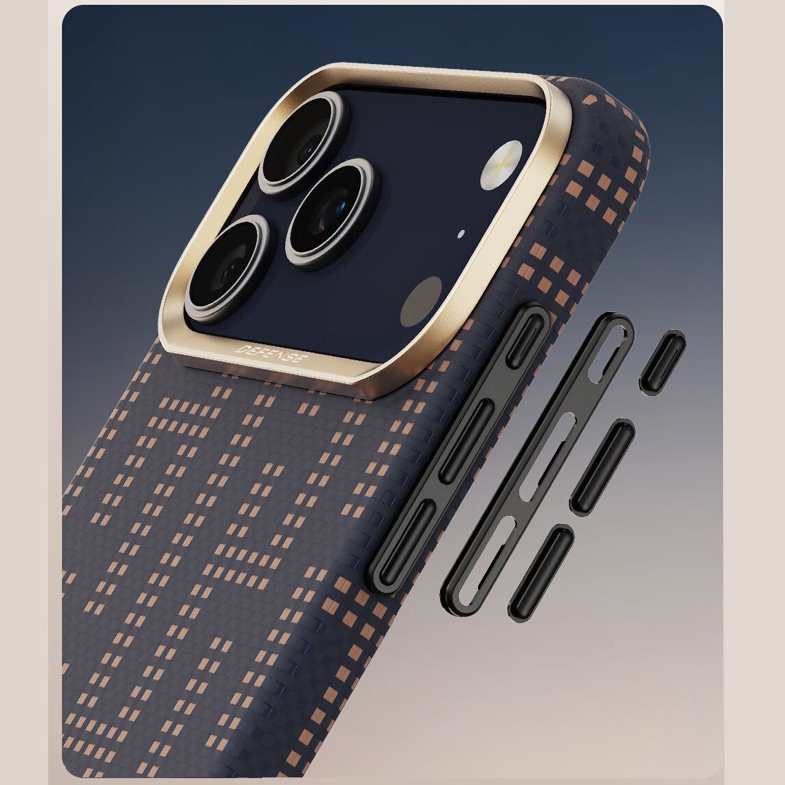 X-Doria Defense Qi Zero Gravity MagSafe Oriental Woven Aramid Fiber Case Cover