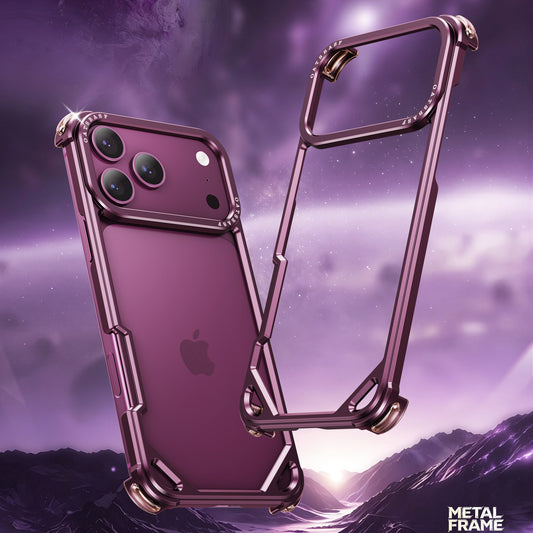 Oatsbasf Simple Shield Air Cushion Shockproof Aluminum Metal Bumper Case Cover