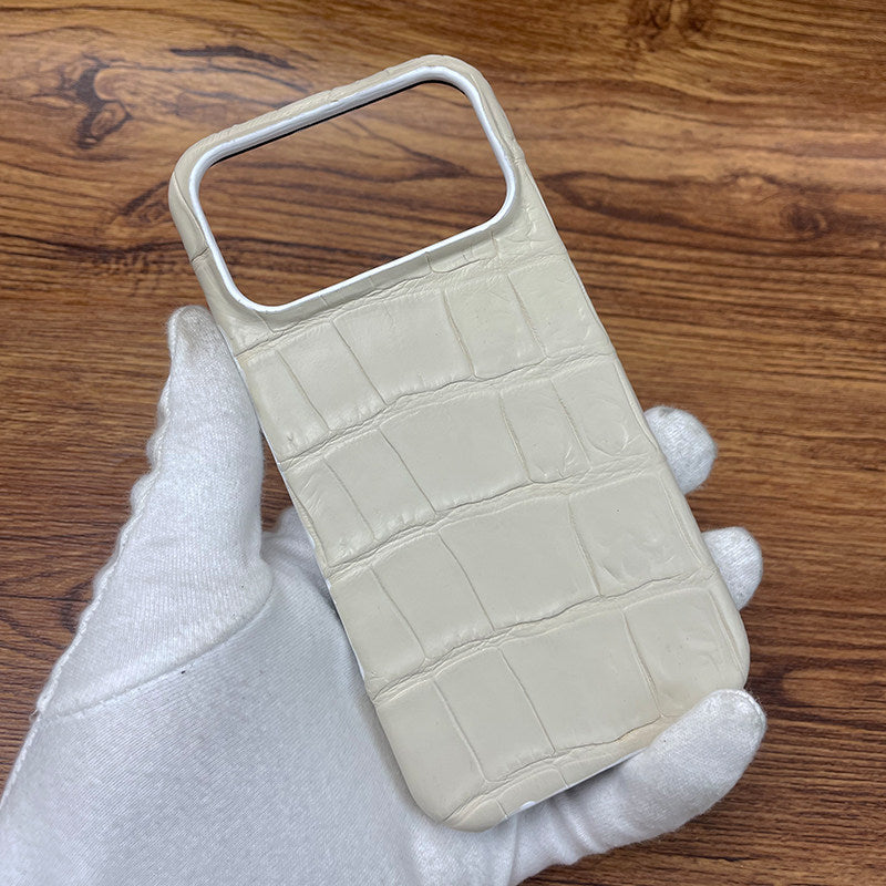 i-idea Handmade Luxury Crocodile Skin Genuine Leather Case Cover