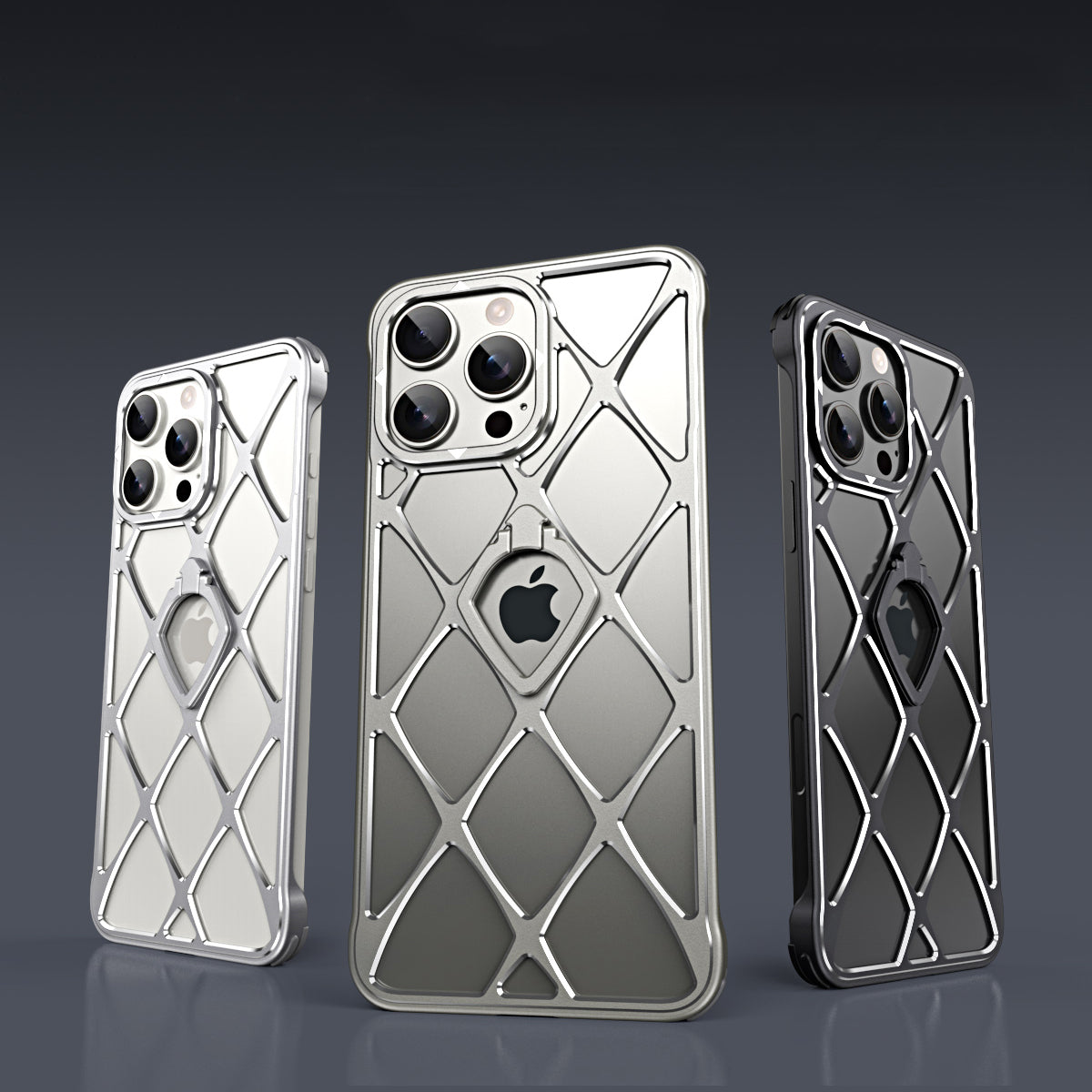 Armor King Star Check Heat Dissipation Invisible Bracket Aluminum Alloy Metal Case Cover
