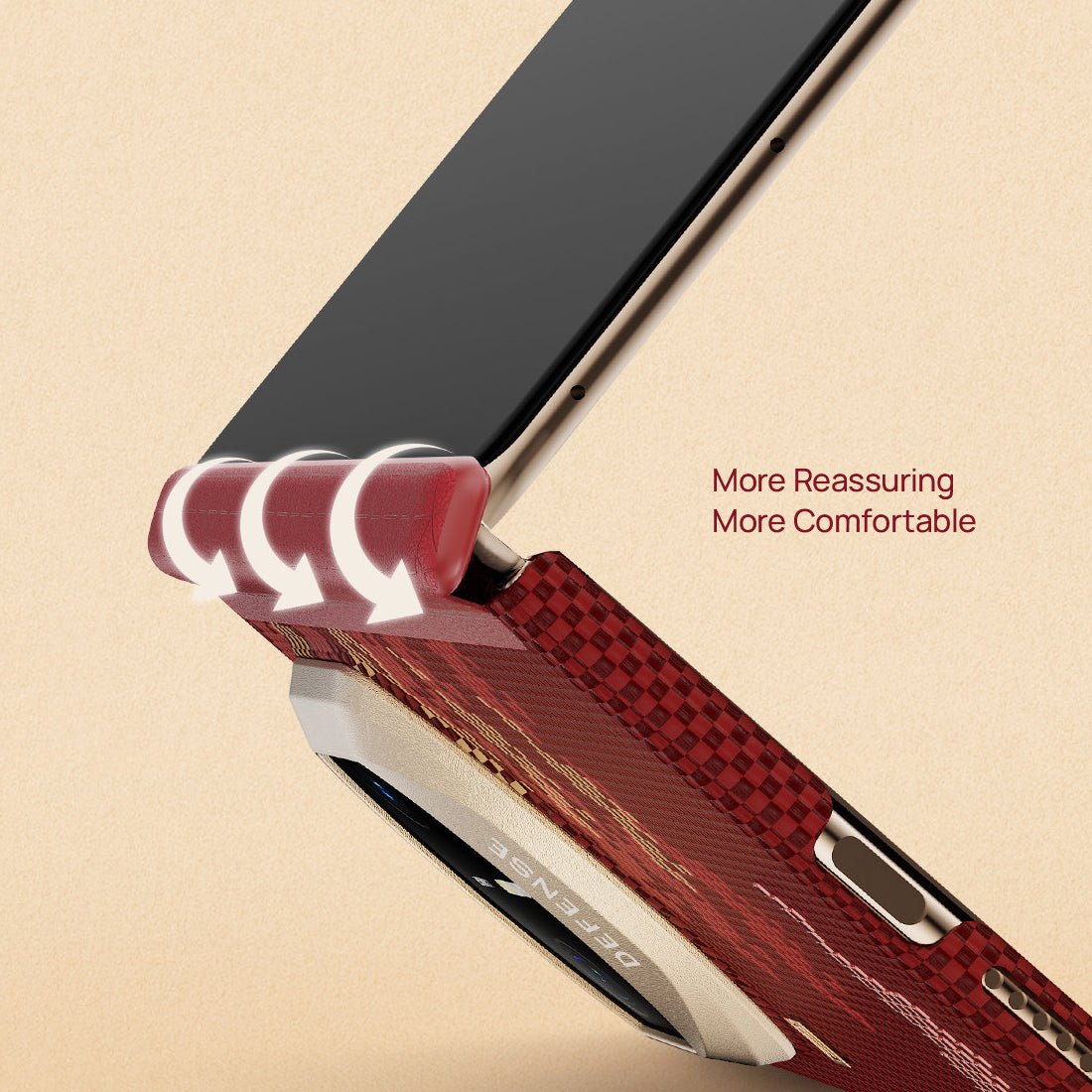 X-Doria Defense JunQiJi MagSafe 0 Gravity Oriental Woven Aramid Fiber Case Cover