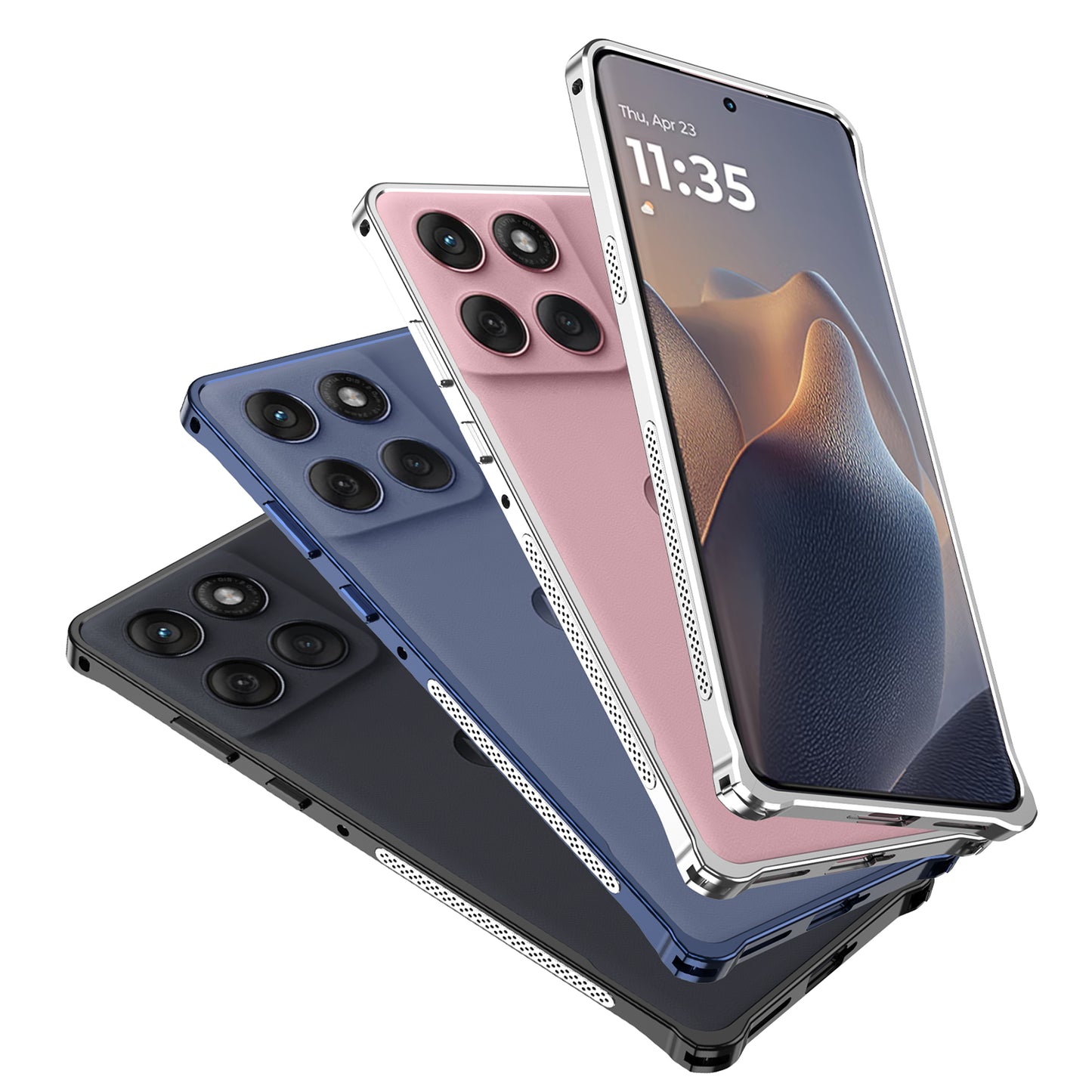 Armor King Supercar Heat Dissipation Metal Bumper Case Cover