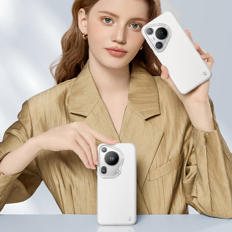 PYNANA Starry Jewelry Aesthetics & Handcraft MagSafe Faux Leather Protective Case Cover