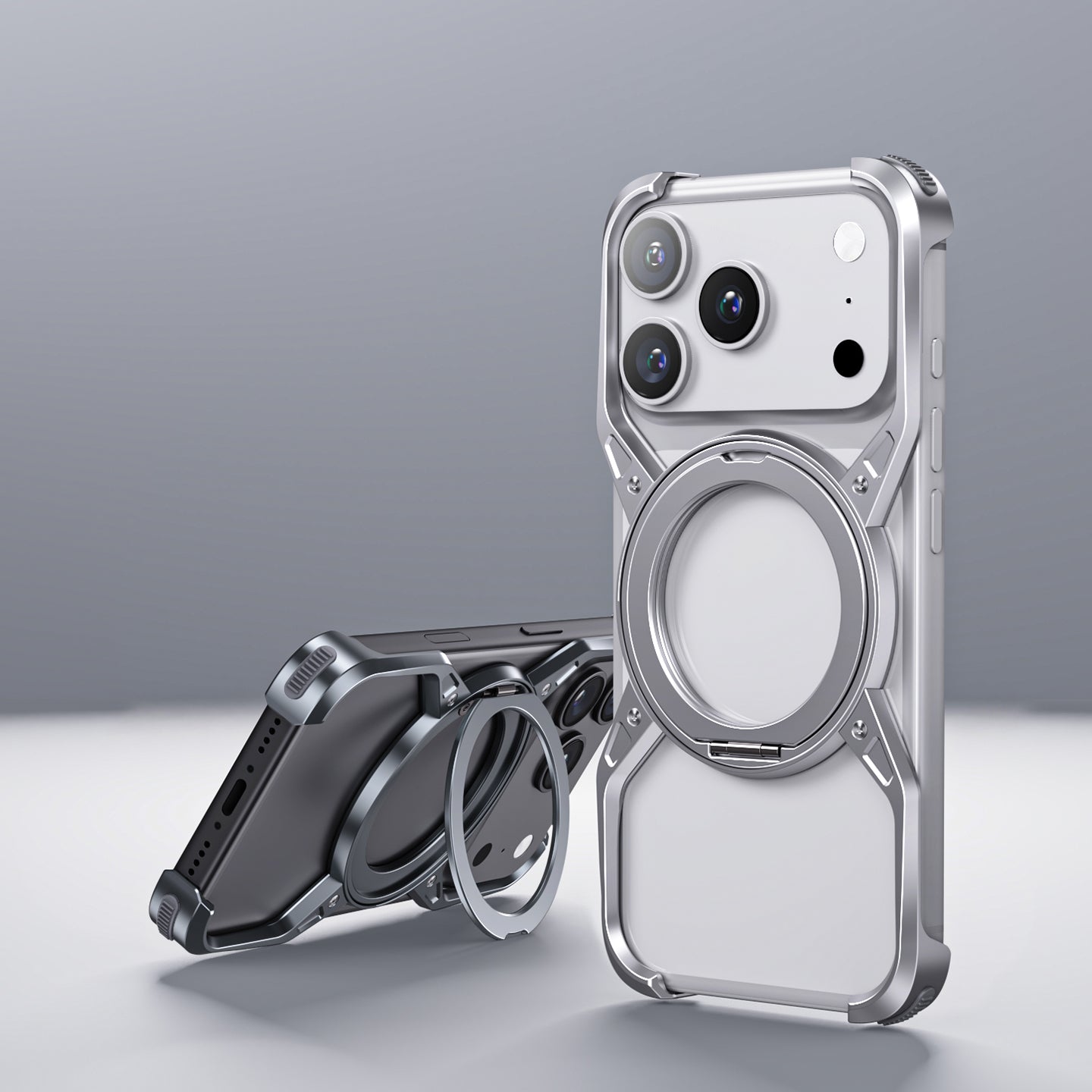 Armor King Alien X Frame MagSafe Pivot Ring Stand Air Cushion