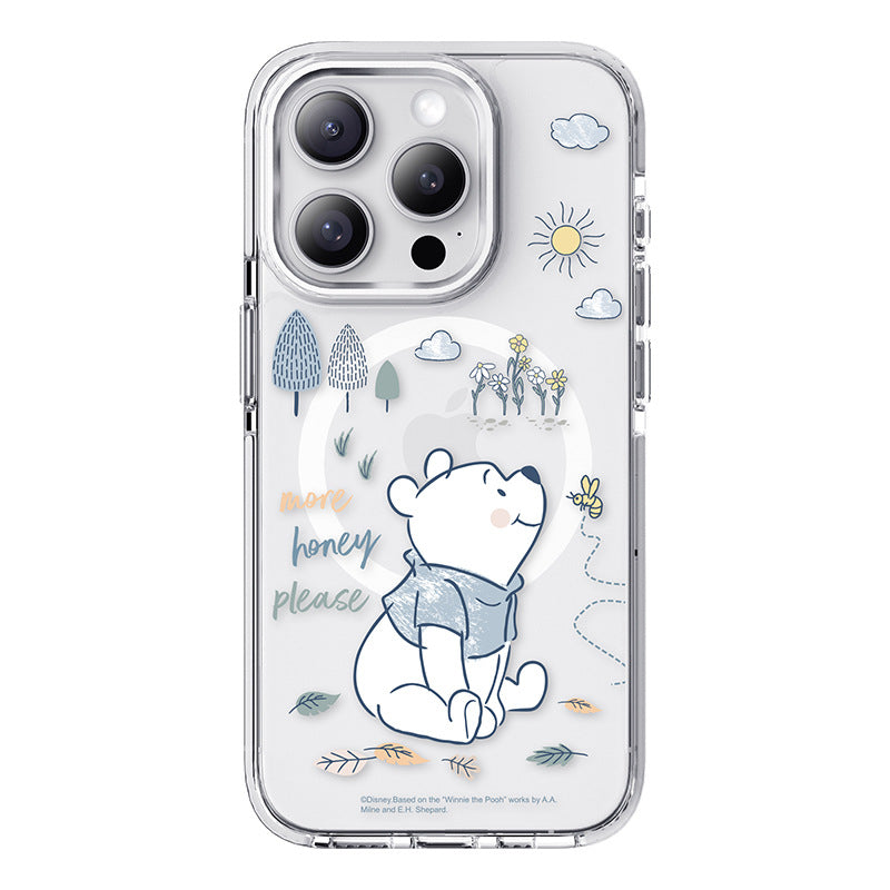 Disney Winnie the Pooh MagSafe Shockproof Transparent Protective Cover Case
