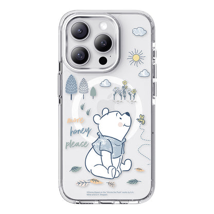 Disney Winnie the Pooh MagSafe Shockproof Transparent Protective Cover Case