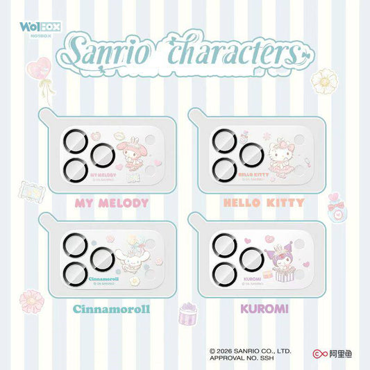 Sanrio Characters Rabbit Ball Tempered Glass All-in-One Rear Camera Lens Protector
