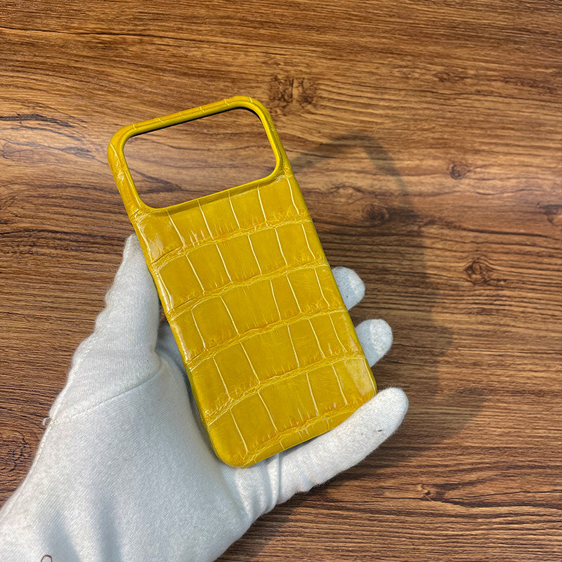 i-idea Handmade Luxury Crocodile Skin Genuine Leather Case Cover