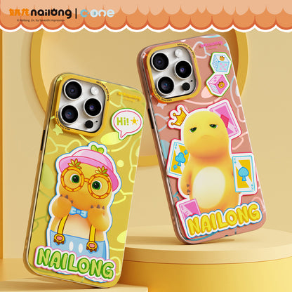 Nailong Pink Party MagSafe Anti-Scratch Shockproof Back Cover Case