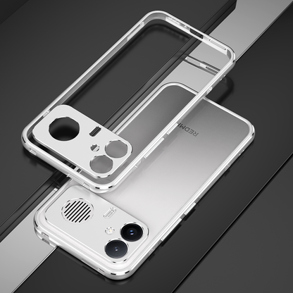 iy Aurora Sword Lens Protector Bicolor Aluminum Bumper Case for Xiaomi Redmi K90 / K80 / K70 series