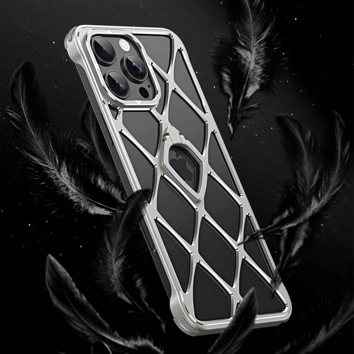 Armor King Star Check Heat Dissipation Invisible Bracket Aluminum Alloy Metal Case Cover