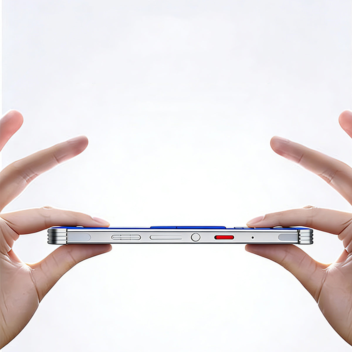 iy Bicolor Iron Palm MagSafe Aluminum Alloy Kickstand Shockproof Metal Case Cover