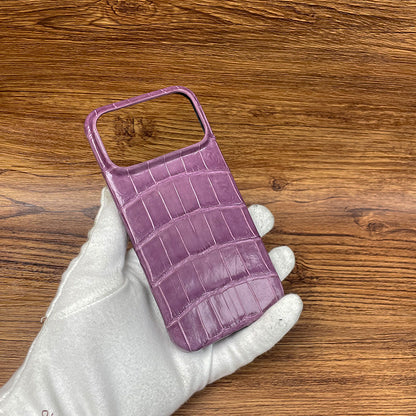 i-idea Handmade Luxury Crocodile Skin Genuine Leather Case Cover