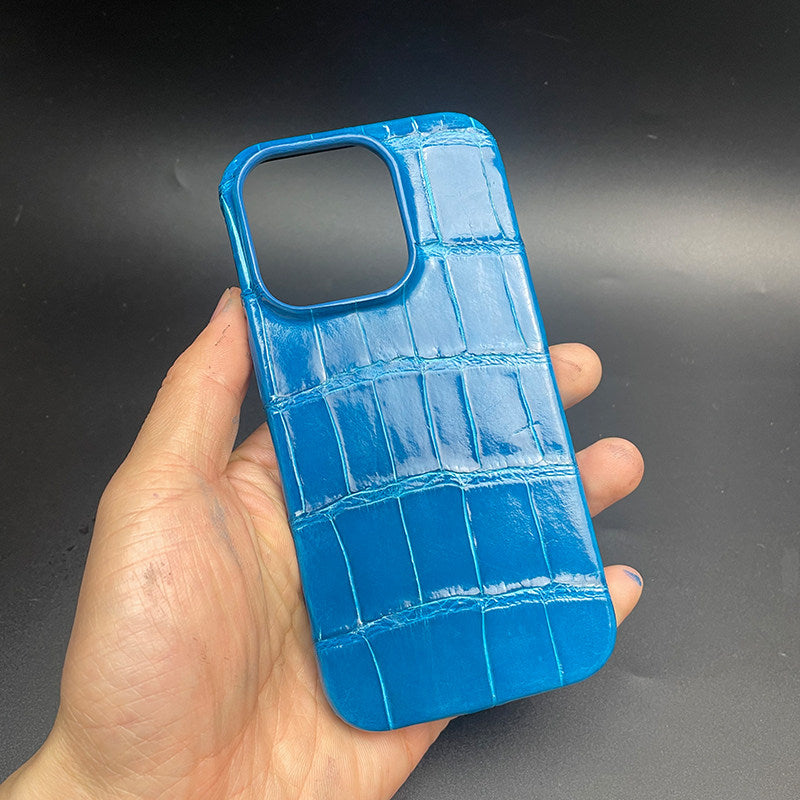 i-idea Handmade Luxury Crocodile Skin Genuine Leather Case Cover